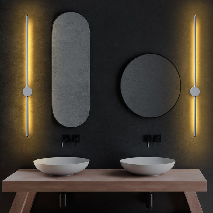 Opviq Sword - 13485 Lámpara de pared Gris